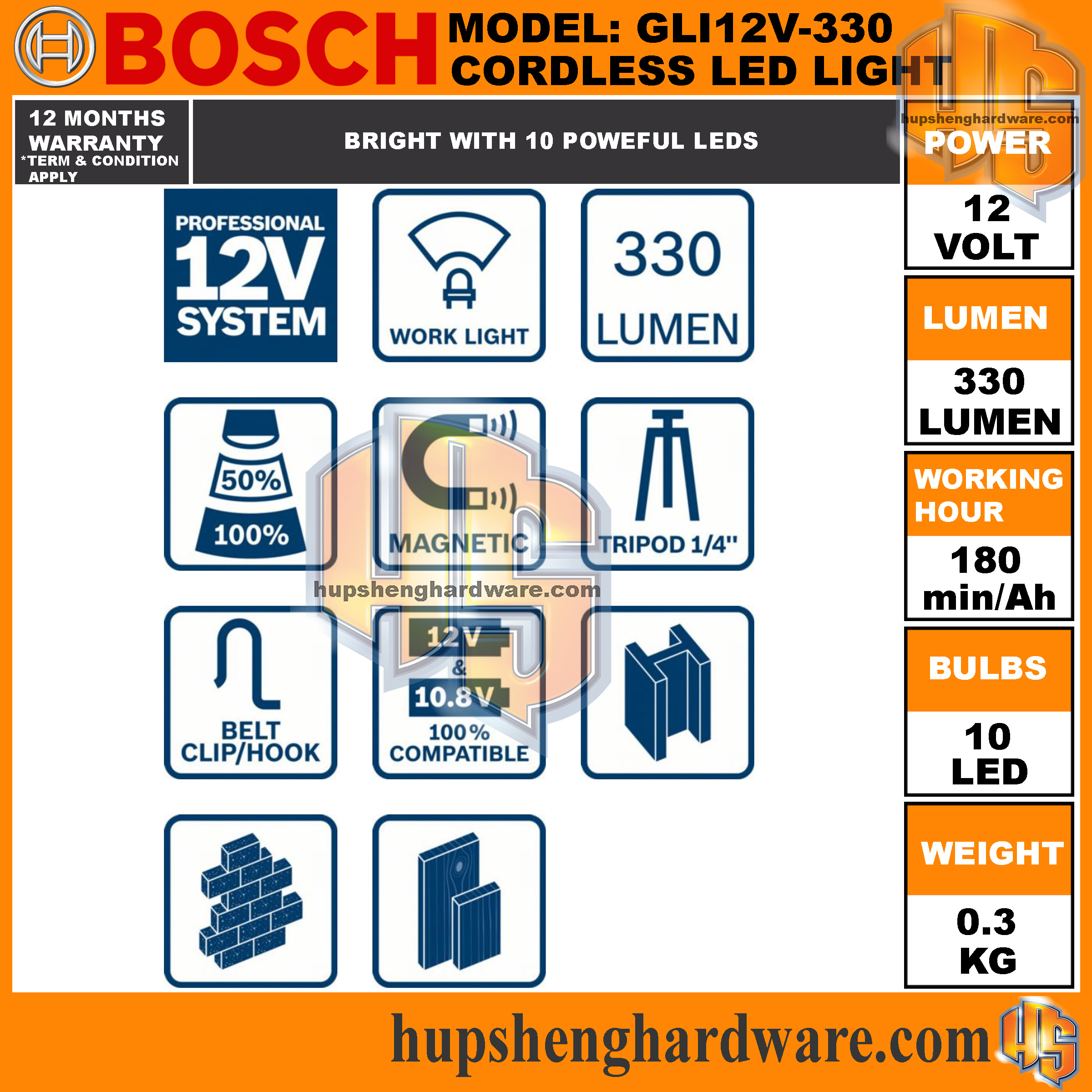 Bosch GLI12V330-6aa