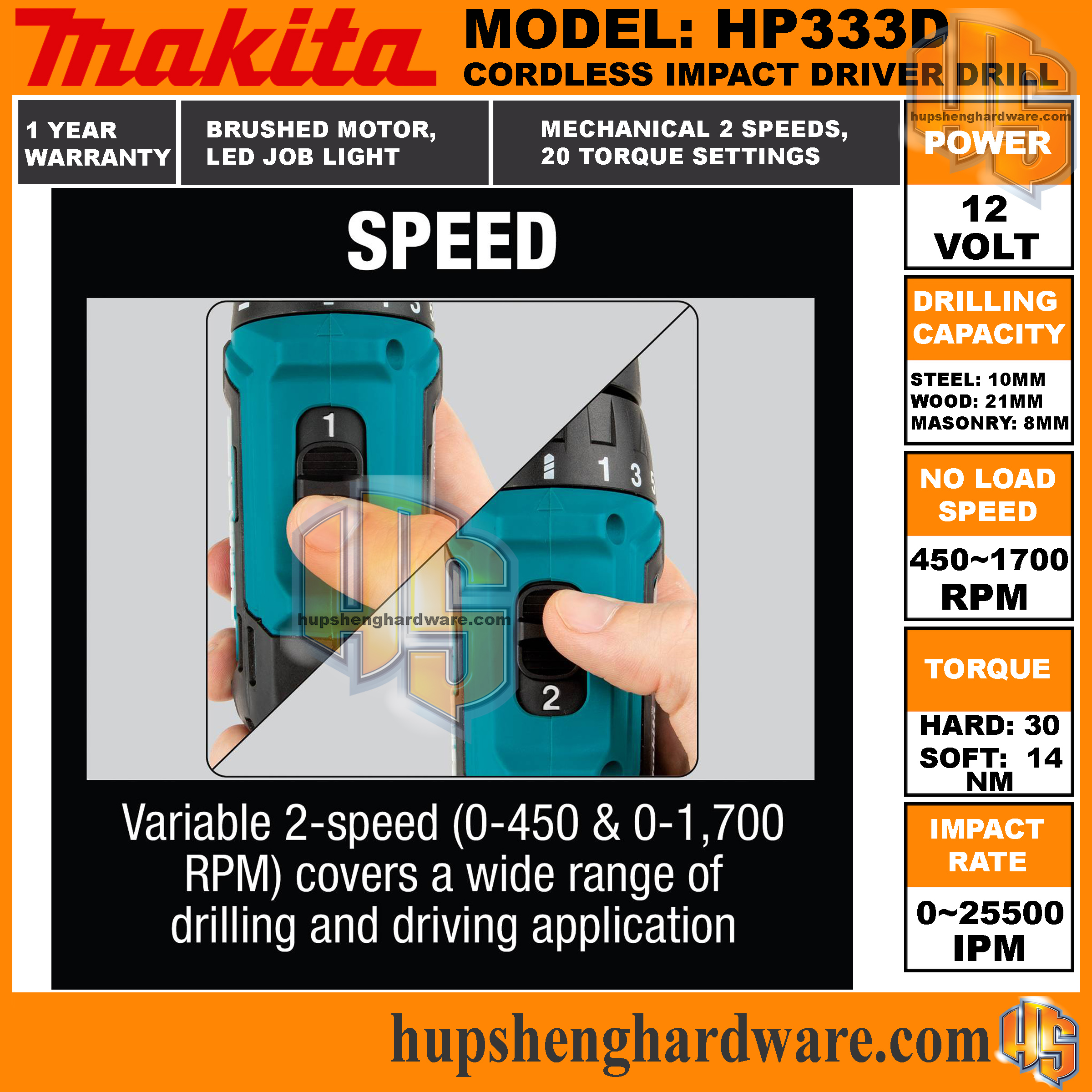 Makita HP333D-2a