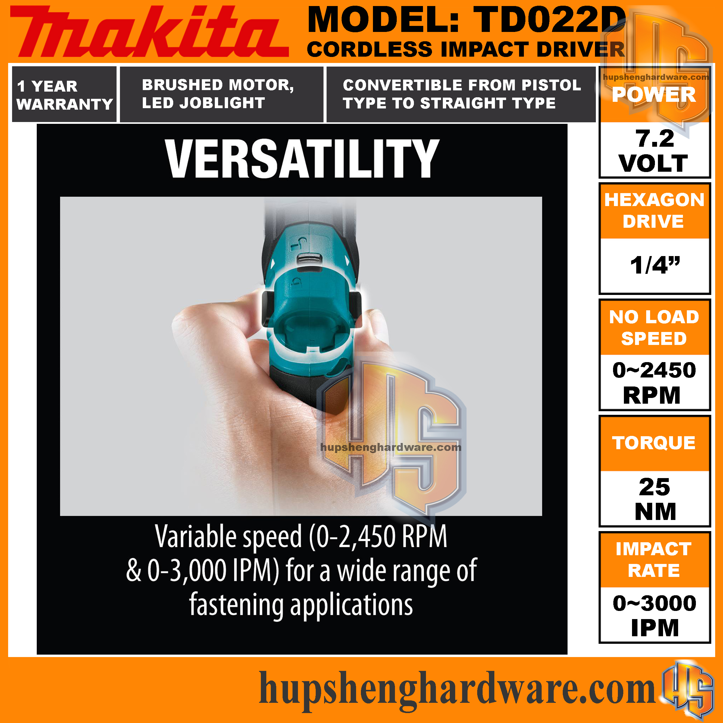 Makita TD022DSE-5a