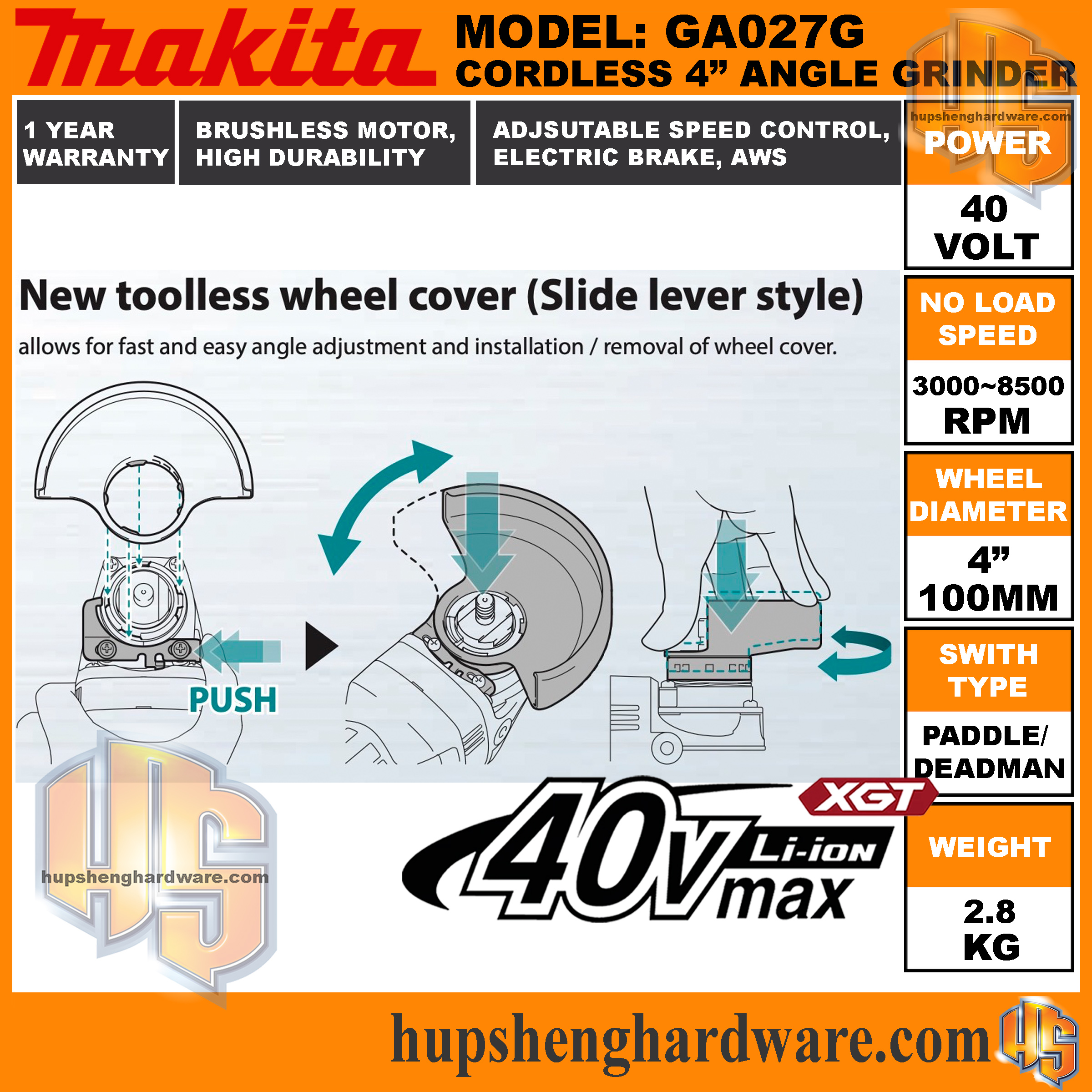 Makita GA027G-6a