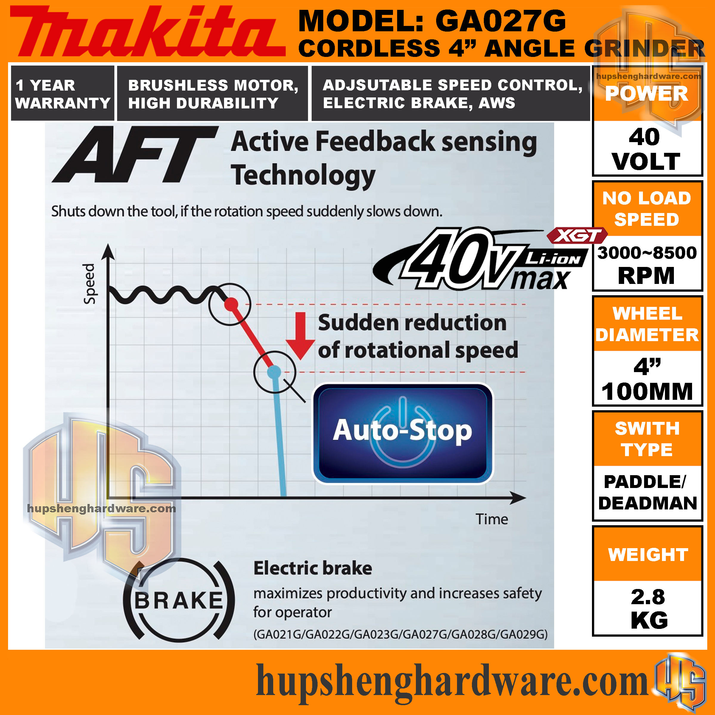 Makita GA027G-7a