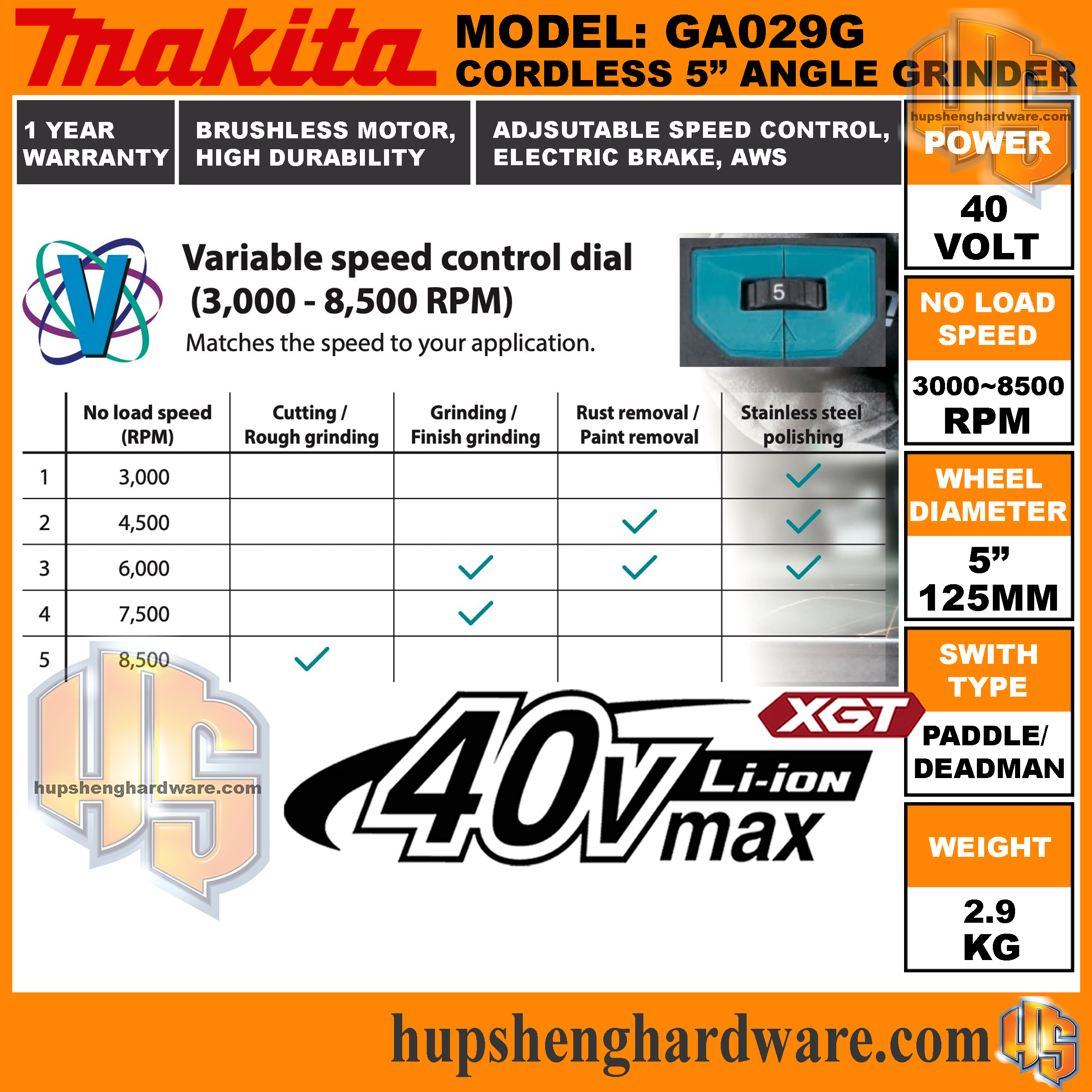 Makita GA029G-3a