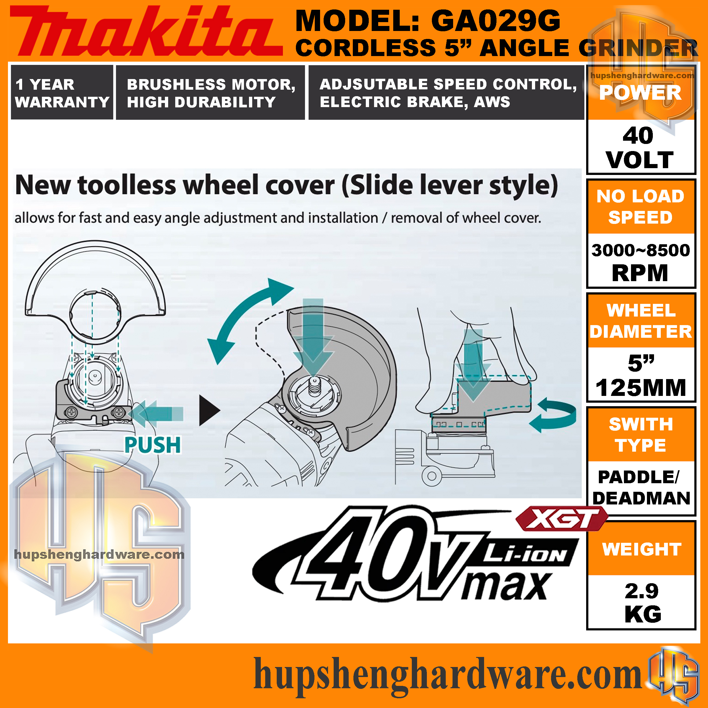 Makita GA029G-6a