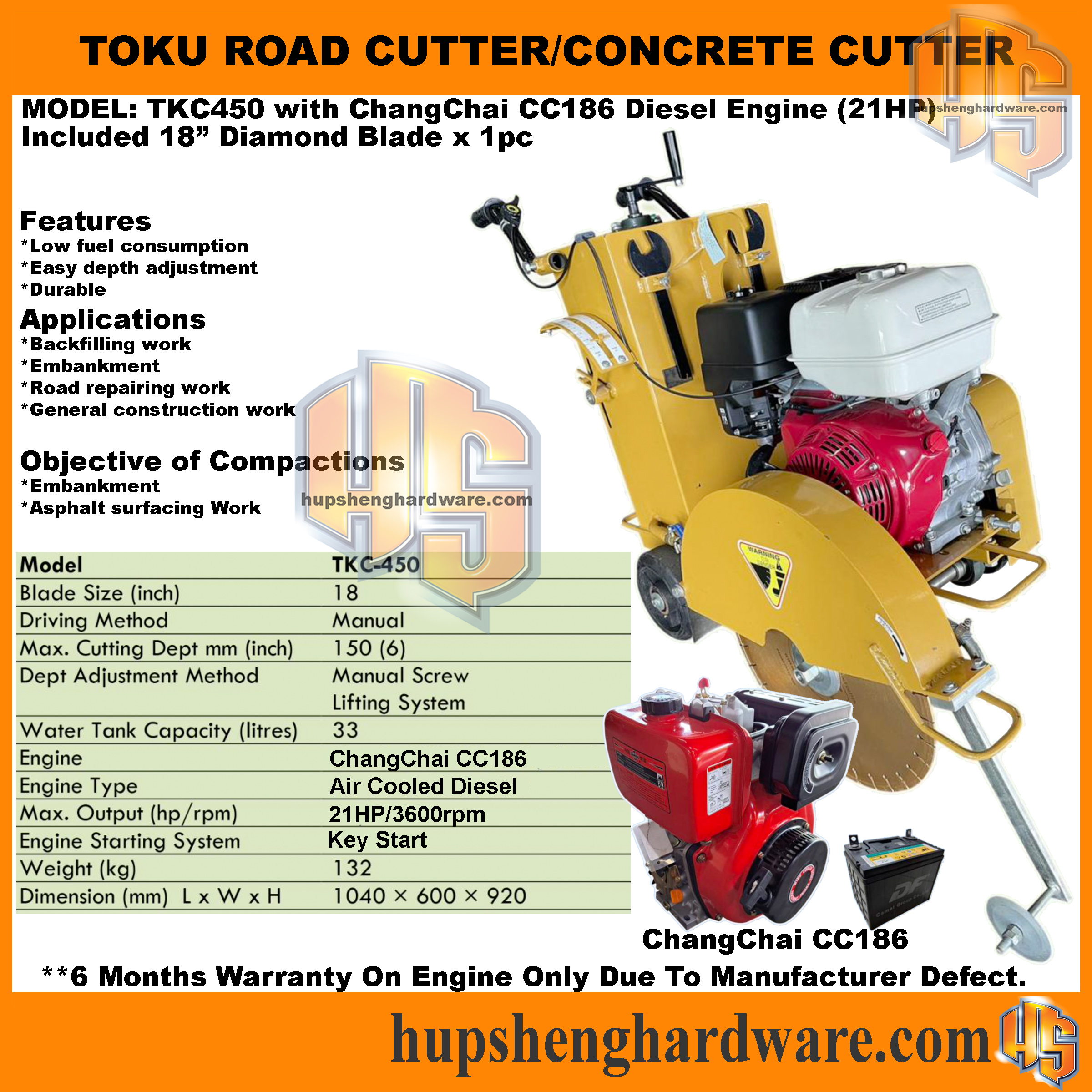 Toku TKC450CC186-1aa