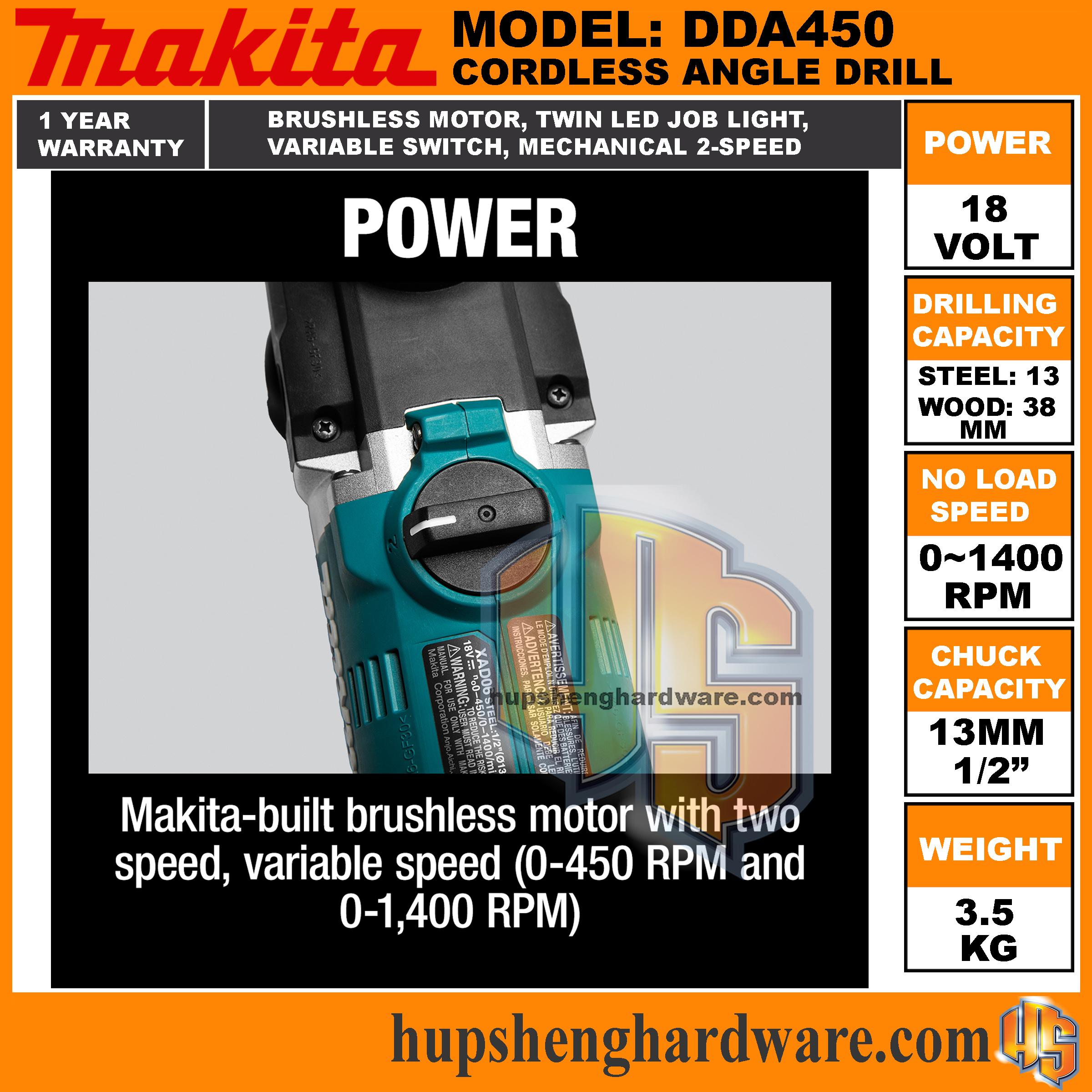 Makita DDA450-8aa
