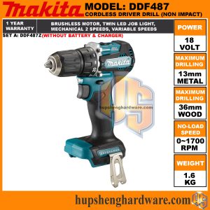Makita DDF487-1aa