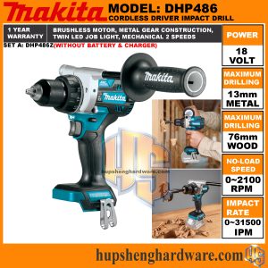 Makita DHP486-7aa