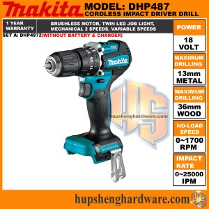 Makita DHP487-7aa