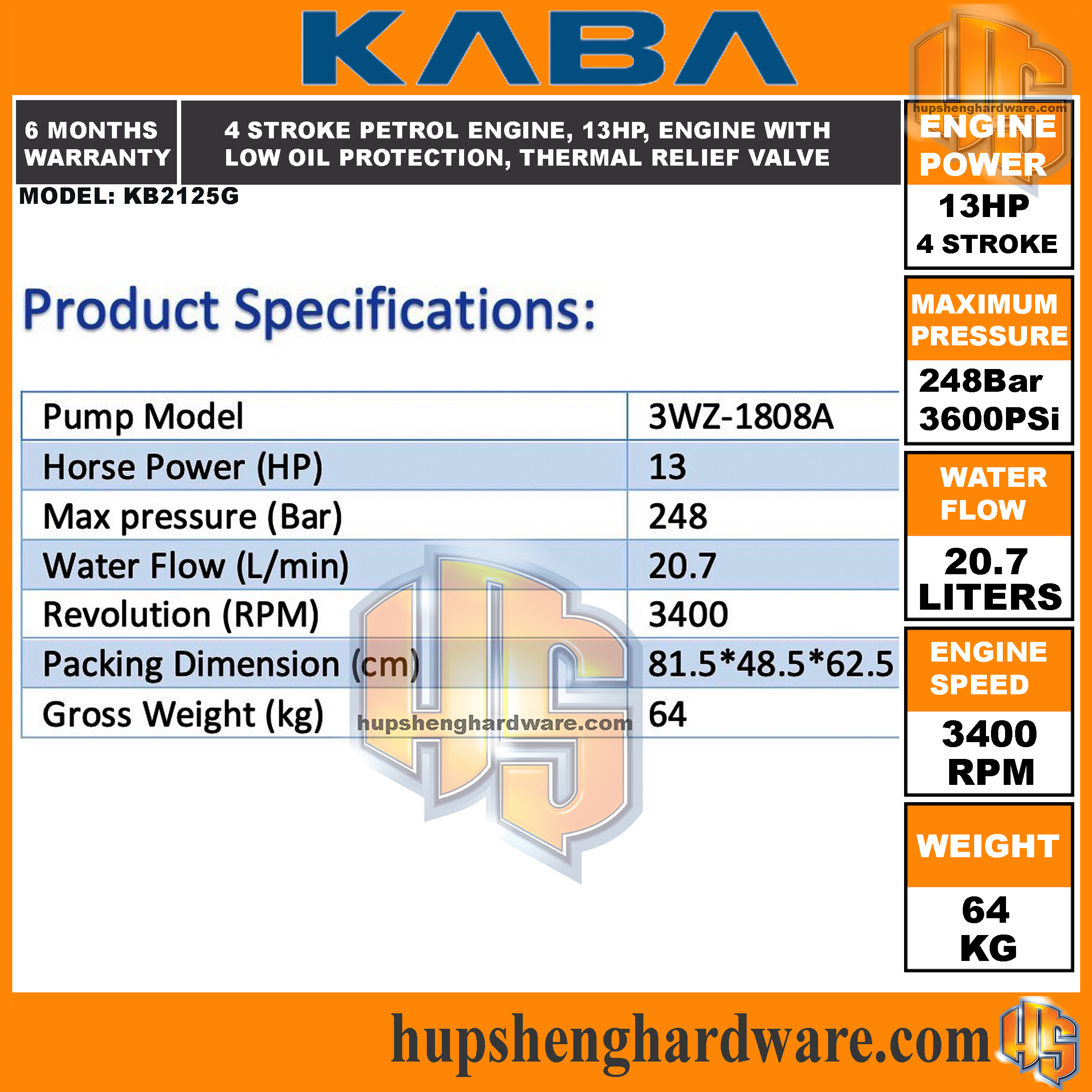 KABA KB2125GG-4aa
