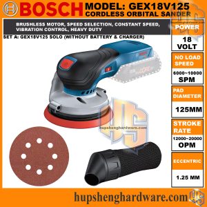 Bosch GEX18V125-1aa