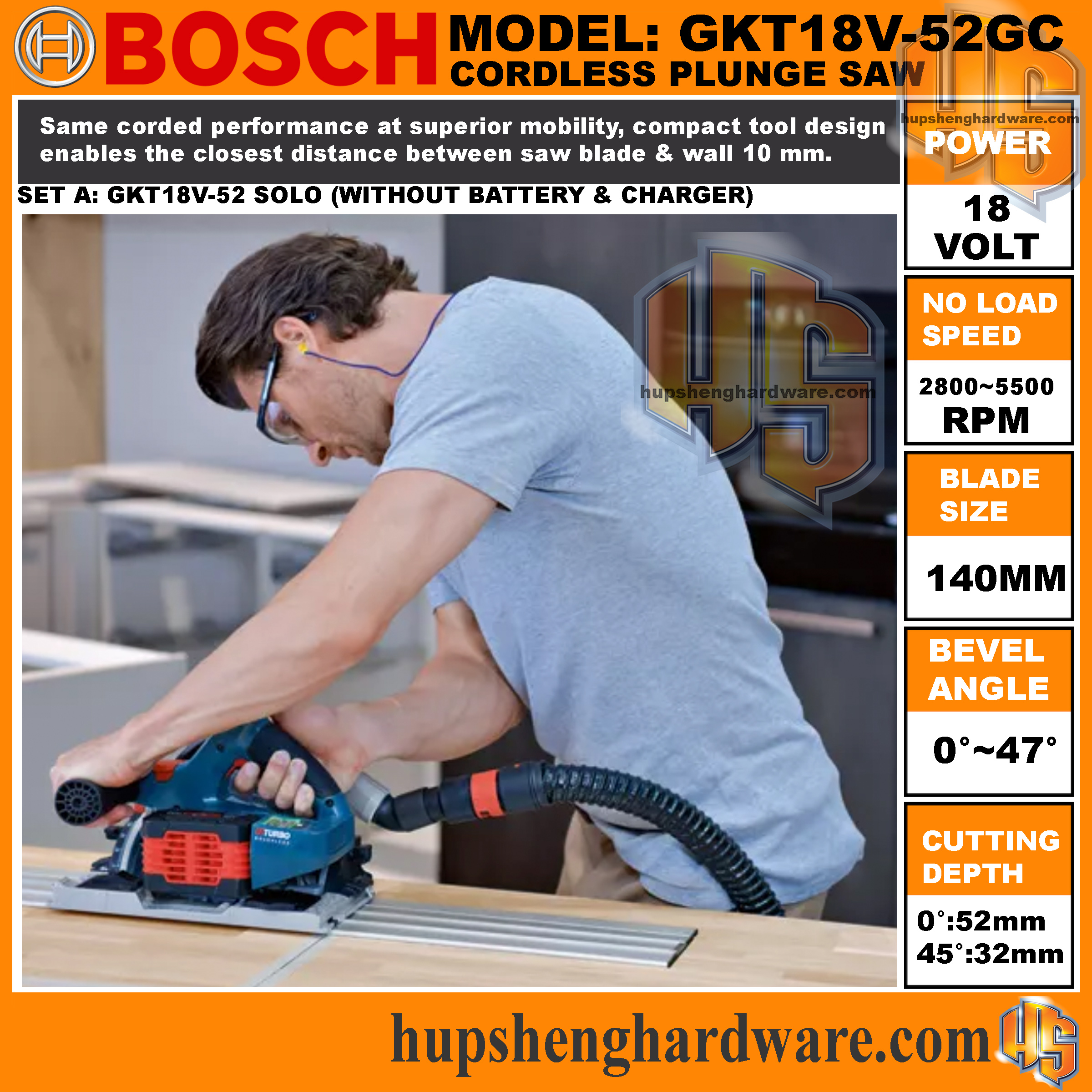 Bosch GKT18V52Solo-6aa