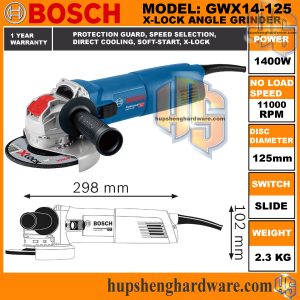 Bosch GWX14-125-1aa