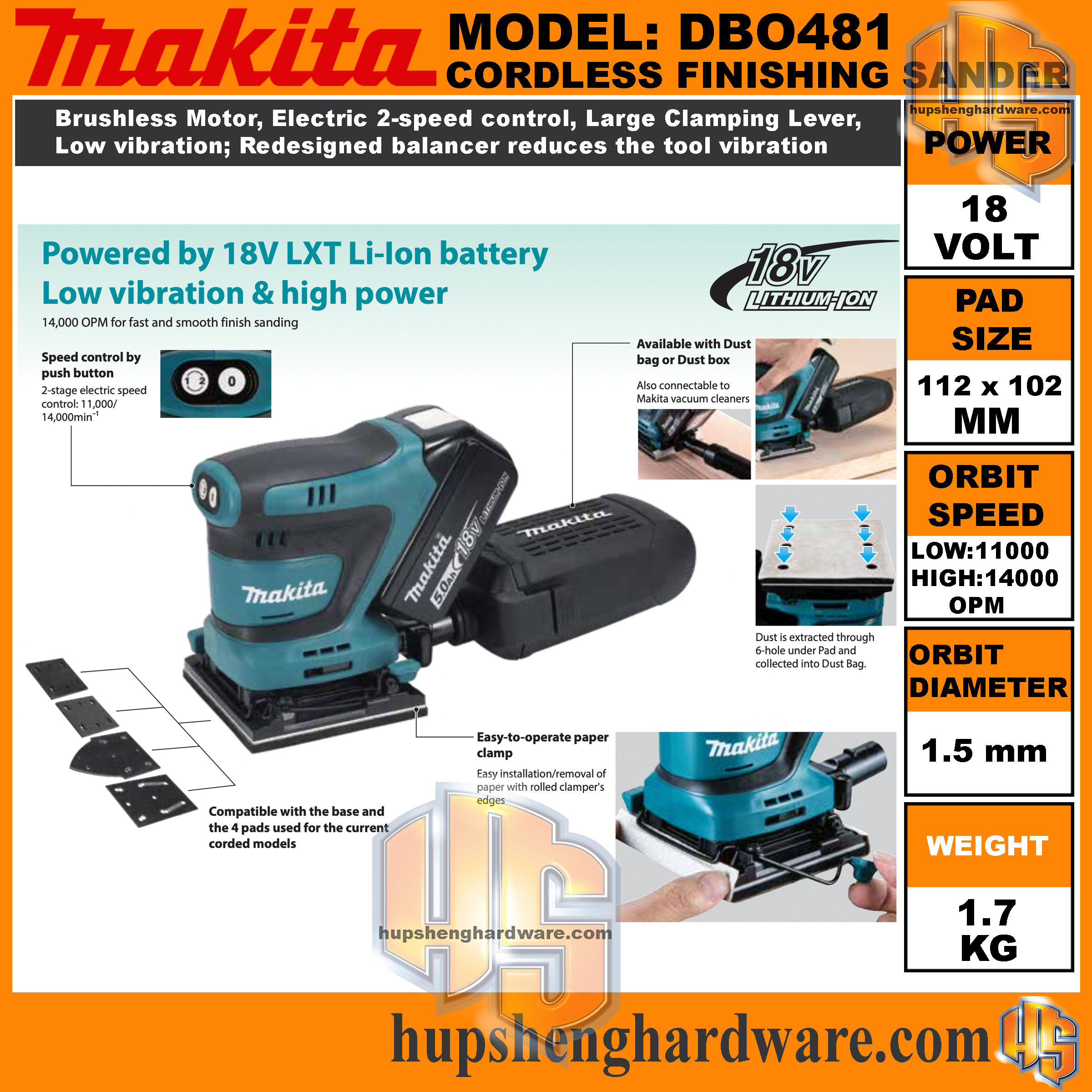 Makita DBO481Z-3aa