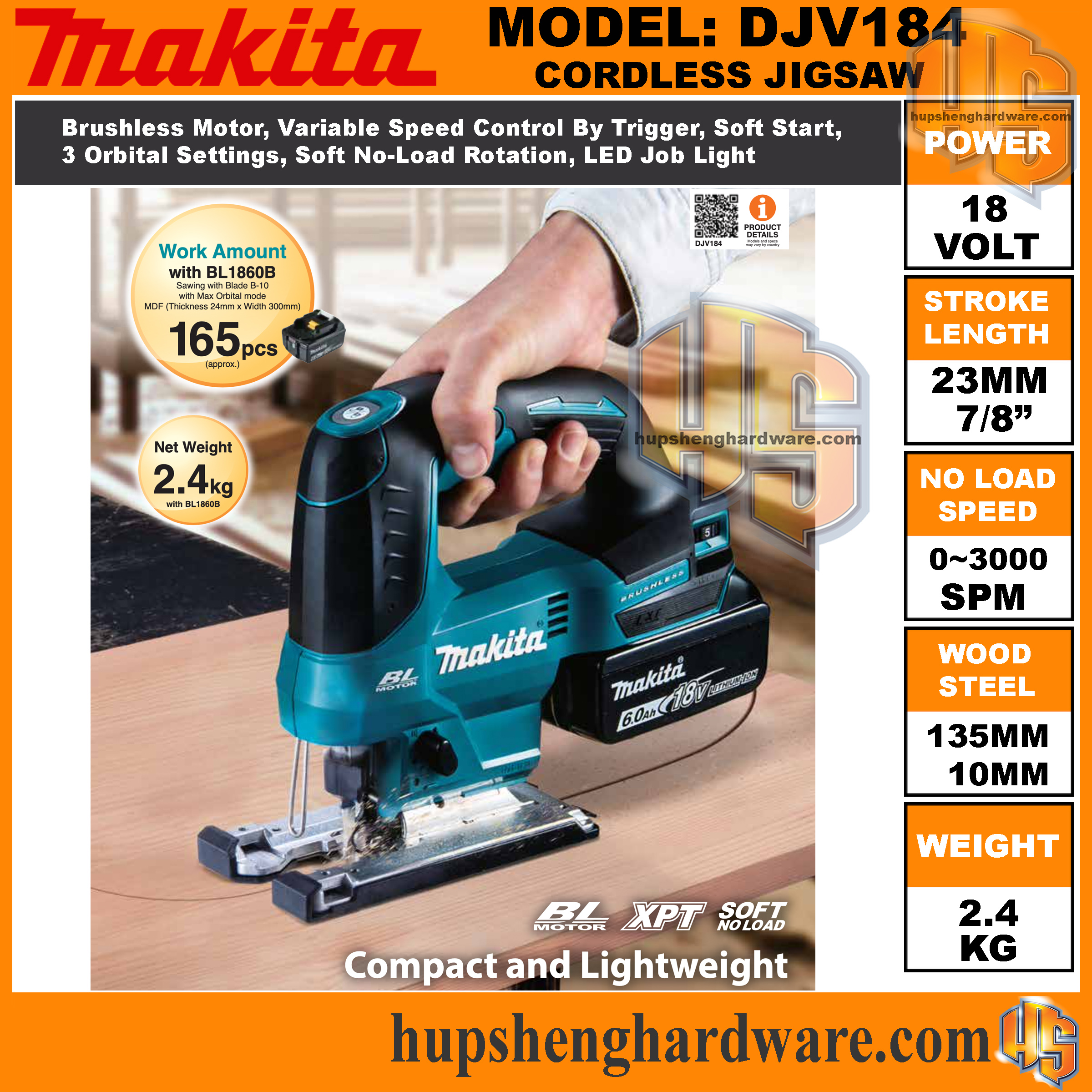 Makita DJV184Z-2aa