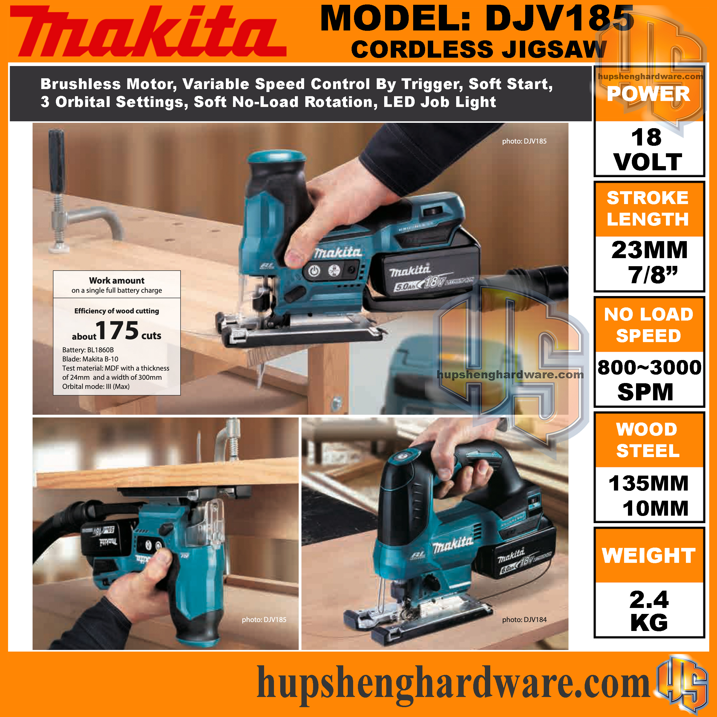 Makita DJV185Z-2aa