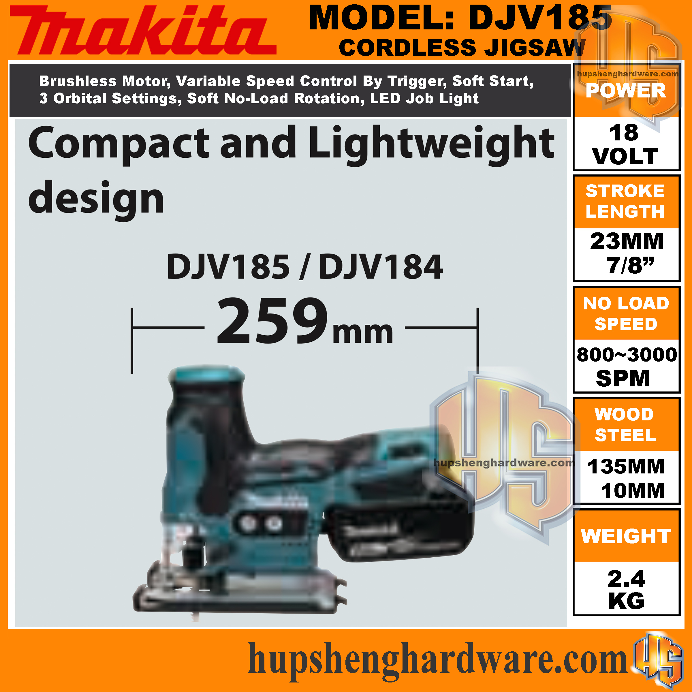 Makita DJV185Z-4aa
