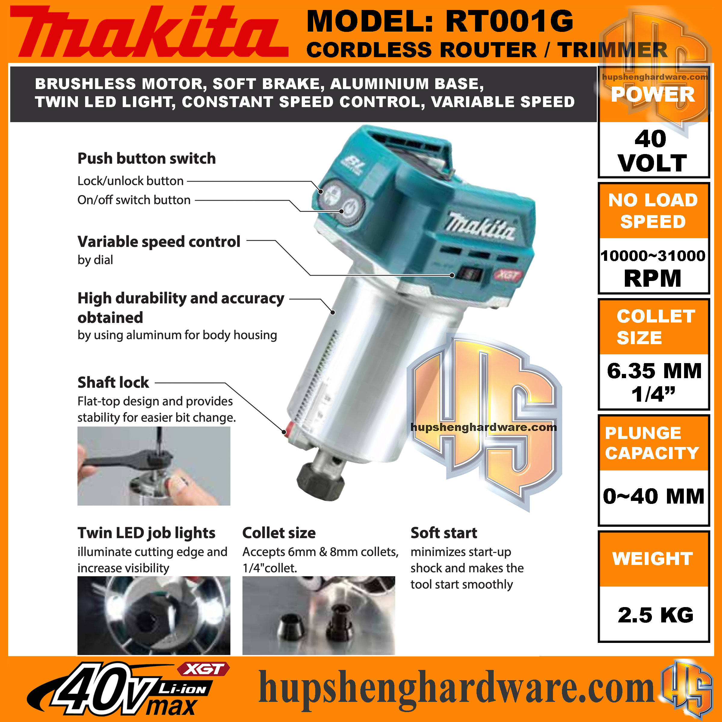 Makita RT001GM212-4aa