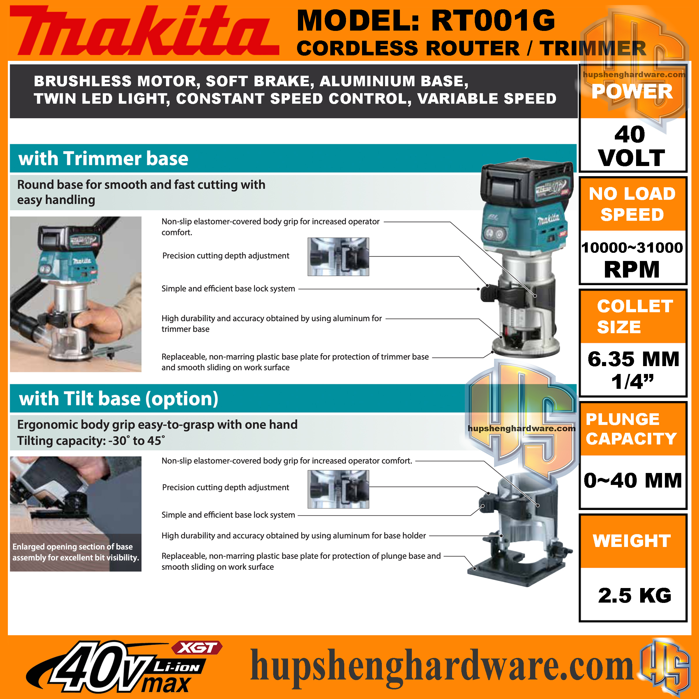 Makita RT001GM212-5aa