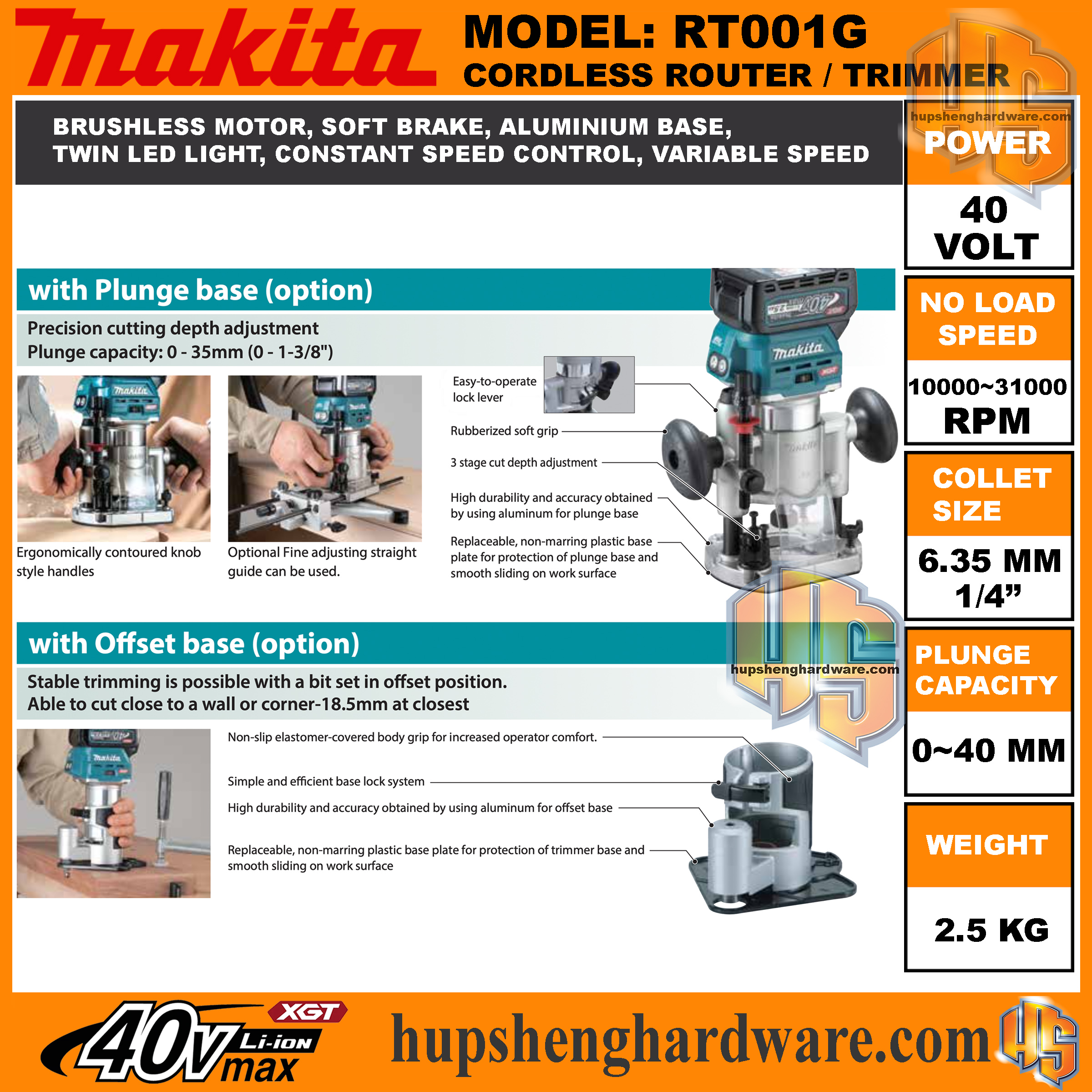 Makita RT001GM212-6aa
