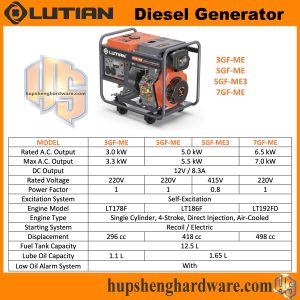 Lutian Diesel Generator GFME-1aa