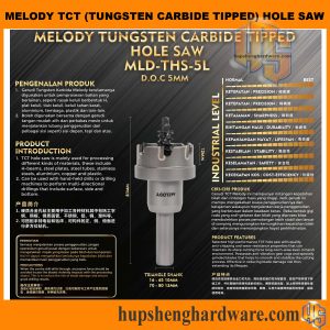 Melody TCT Holesaw 5mm-1aa