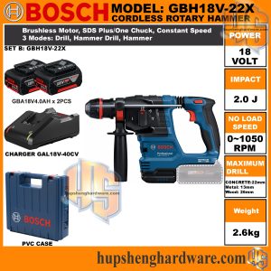 Bosch GBH18V22X KIT-1aa