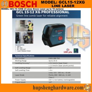 Bosch GCL15-12XG-1aa