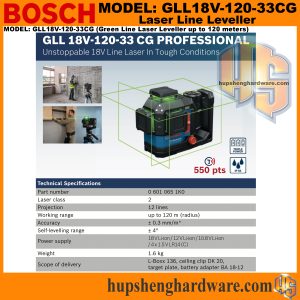 Bosch GLL18V-120-33CG-1aa