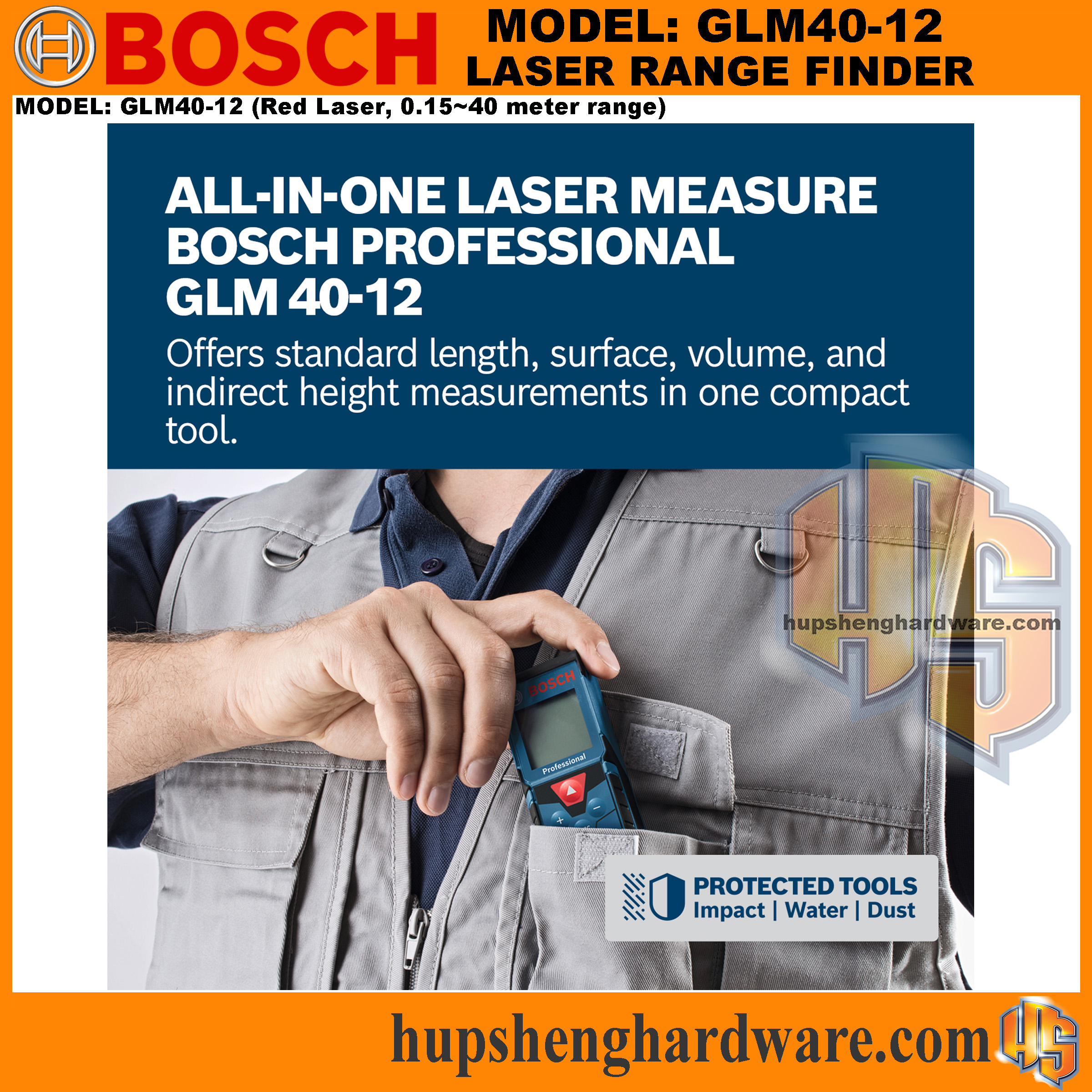 Bosch GLM40-12-3aa