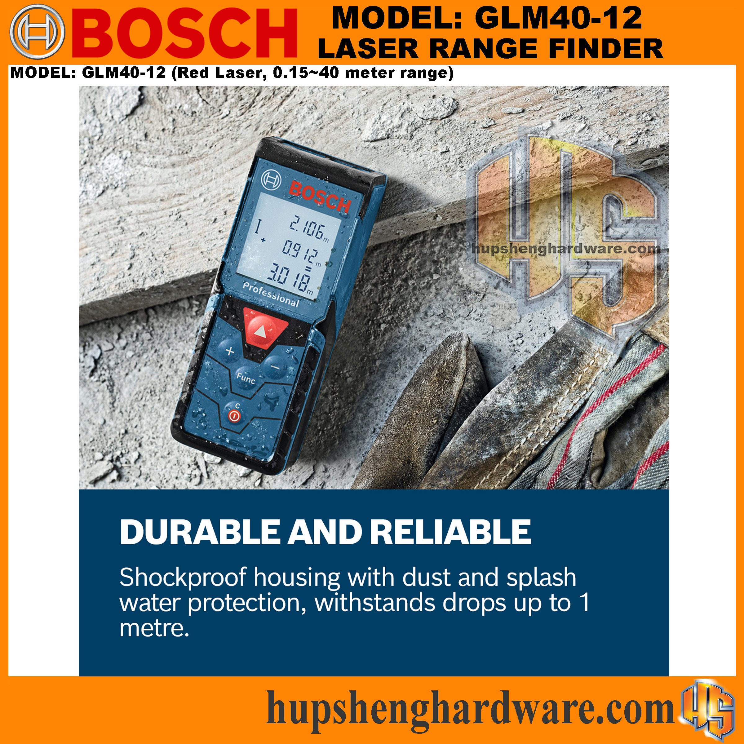 Bosch GLM40-12-4aa