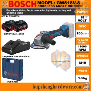 Bosch GWS18V-8-1aa