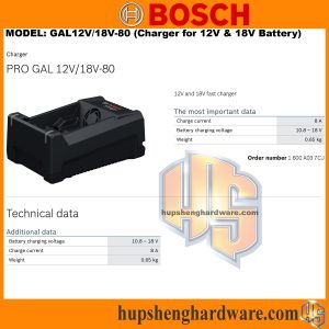 Bosch GAL12V-18V-80-1aa