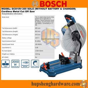 Bosch GCD18V355-1aa