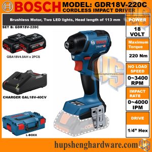Bosch GDR18V220C-2aa
