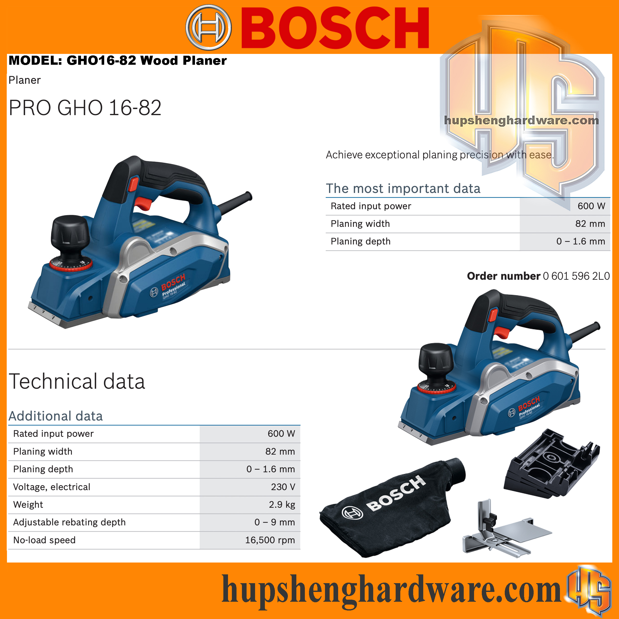 Bosch GHO16-82-1aa