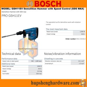 Bosch GSH11EV-1aa