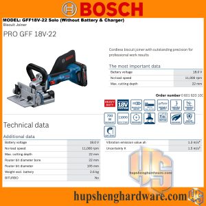 Bosch GFF18V22-1aa