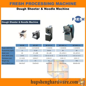 Fresh Dough Sheeter & Noodle Machine
