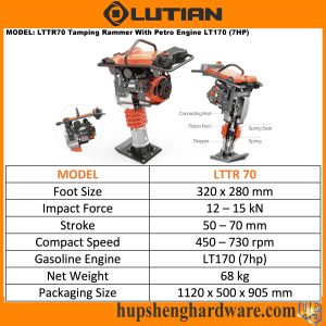 Lutian LTTR70 Tamping Rammer -1aa